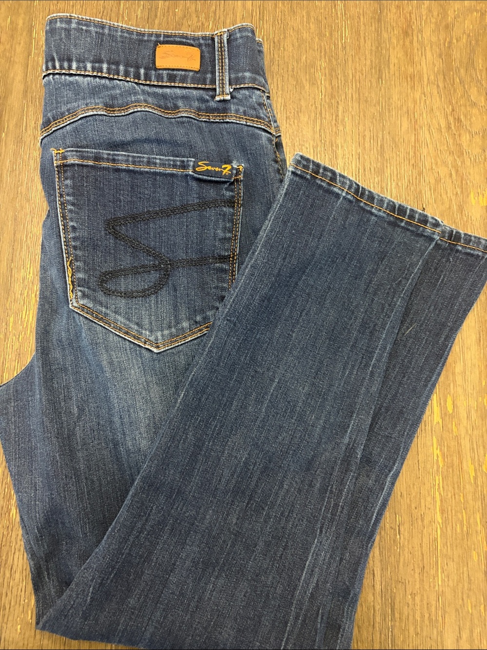 Seven7 Women’s Dark Blue Denim Jeans